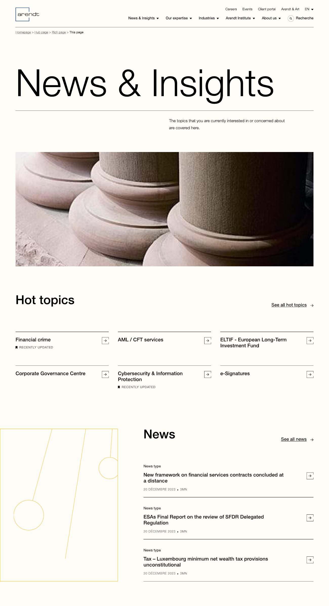 Page News & Insights